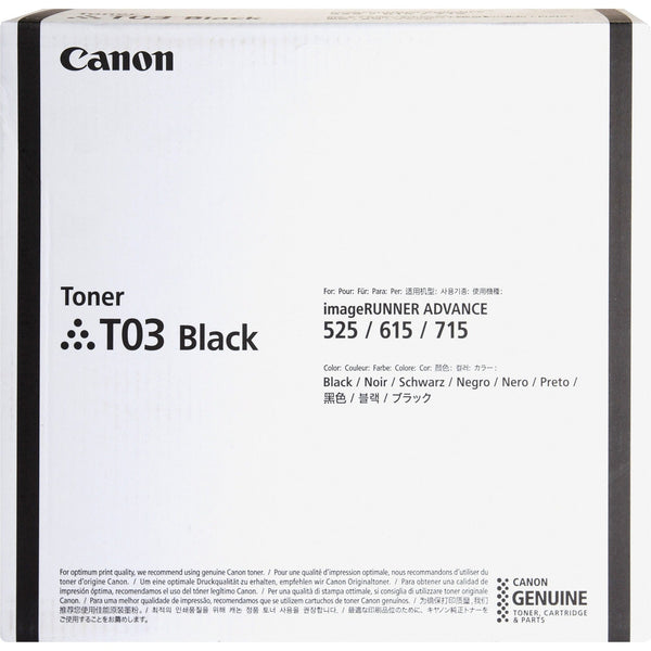 Canon T03 Original Toner Cartridge, Black, Laser, 51500 Pages (CNMT03)