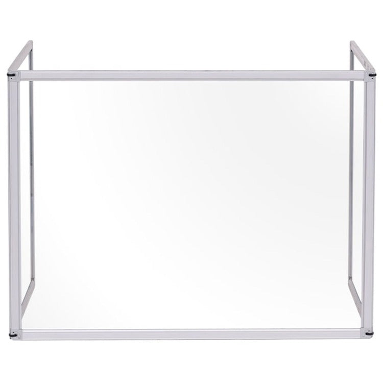 Bi-silque Barrier, Desktop, Glass, 3Sd, 37"Wx53-1/5"Lx1-2/5"H, Am (BVCGL07219101) Each