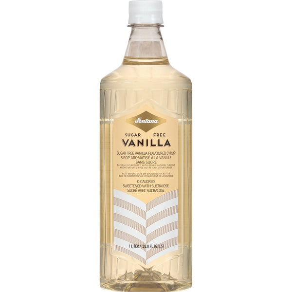 Starbucks Fontana Sugar Free Vanilla Syrup, Vanilla, 1-Liter (SBK12434072) Each