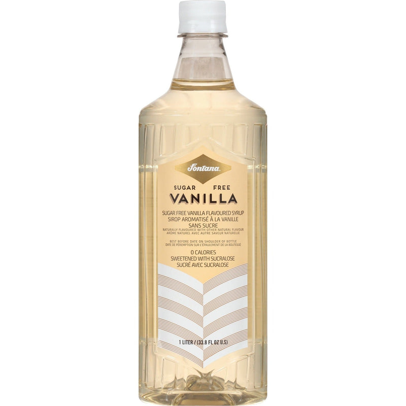Starbucks Fontana Sugar Free Vanilla Syrup, Vanilla, 1-Liter (SBK12434072) Each