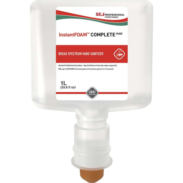 SC Johnson Hand Santizer, Instantfoam, 1 Liter, 3/Ct, Clear (SJNIFC1TF) Case of 3