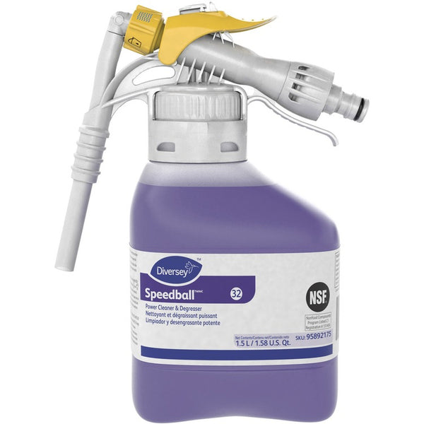 Diversey Power Cleaner & Degreaser, Spray, 50.7 fl oz (1.6 quart), Citrus Scent, 2/Carton, Purple (DVO95892175) Case of 2