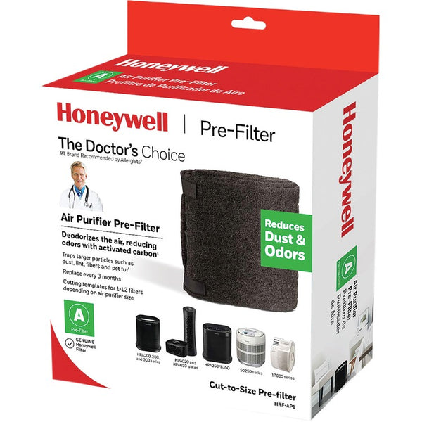 Honeywell Air Purifier Pre-Filter, Activated Carbon (HWLHRFAP1V1CT) Case of 4