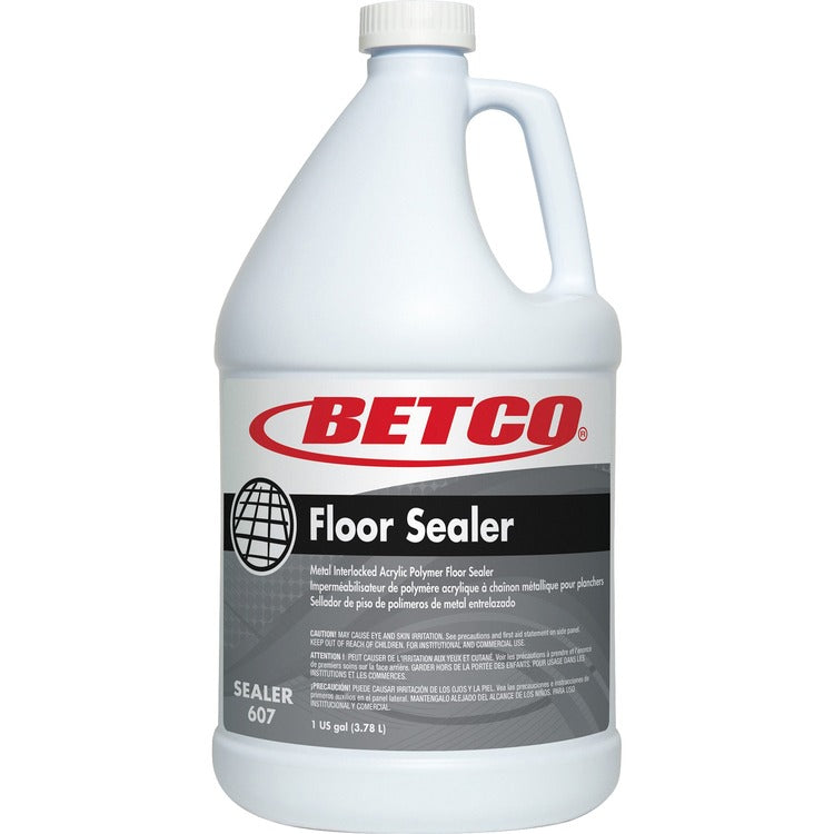 Betco Floor Sealer - Ready-To-Use Liquid - 128 fl oz (4 quart) - 128 oz (8 lb) - 1 Each - White (BET6070400) Each