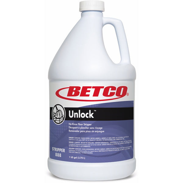 Betco Unlock No-Rinse Floor Stripper (BET8880400) Case of 4