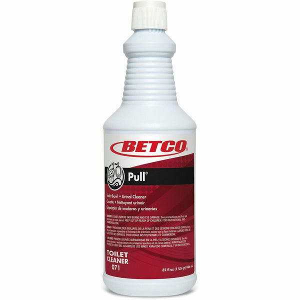 Betco Pull Heavy Duty Toilet Bowl Cleaner, Ready-To-Use, 40 oz (2.50 lb), Unscented, 12/Carton (BET0711200) Case of 12