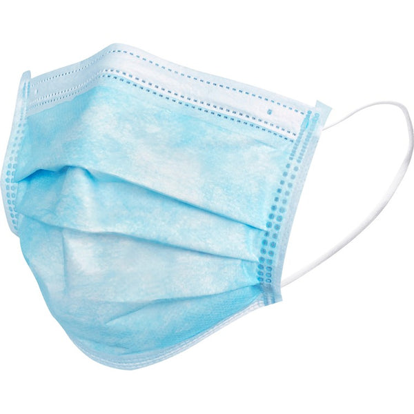 Special Buy Child Face Mask - Recommended for: Face - Disposable, 3-ply, Comfortable, Soft, Pleated, Earloop Style Mask, Latex-free - Blue - 50 / Box (SPZ85171) Box of 50