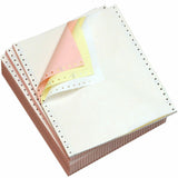 Domtar Continuous Paper, 9 1/2" x 11", Canary, Multicolor, 1200/Carton (DMR951323) Case of 1200