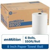 enMotion Paper Towel Rolls, 8 1/4" x 550', 1 Ply, 1 3/4" Core, 6/Carton (GPC89720) Case of 6
