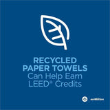enMotion Flex Recycled Paper Towel Rolls, 550 Sheets/Roll, Brown, 6/Carton (GPC89740) Case of 6