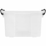IRIS Weathertight Storage Box, 46 Quarts, 11 4/5"H x 15 4/5"W x 19 7/10"D, Clear, 40 lb, 11.65 gal, Latch Closure (IRS110450) Each