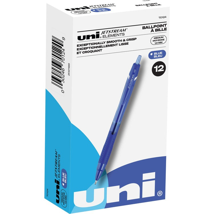 uni&reg; Pen, Ballpoint, 1.0mm Point, 1/2"Wx3/5"Lx5-1/2"H, 12/DZ, BE (UBC70124) Dozen