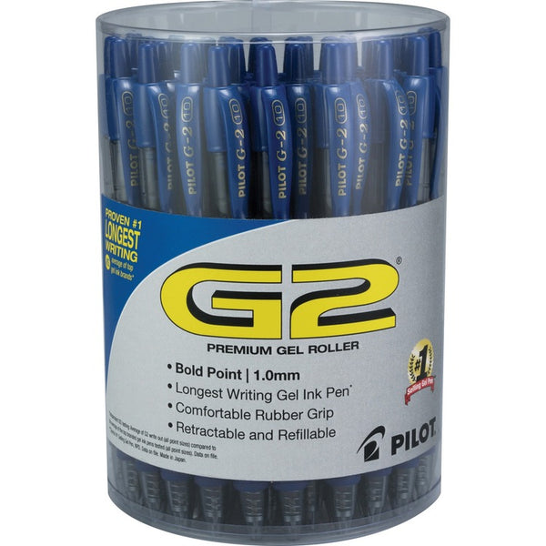 G2 Pens, Gel, 1.0mm, 3/5"Wx3/5"Lx5-3/4"H, 36/PK, Blue (PIL84099)