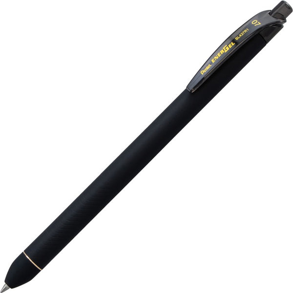 EnerGel Pen, Gel, 0.7mm, 3/5"Wx2/5"Lx5-4/5"H, 12/DZ, Black (PENBL437R1A) Dozen