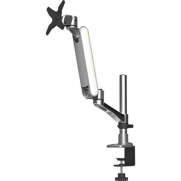 Kantek Monitor Arm, Single, Adjustable, Silver (KTKMA310) Each