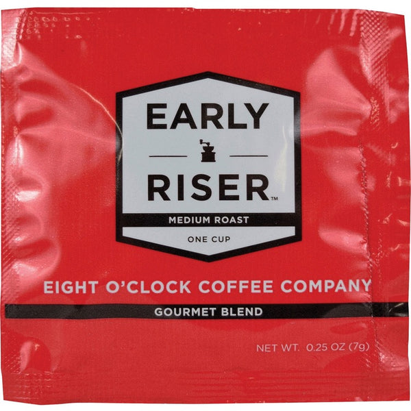 Eight O'Clock Coffee .25 oz. Coffee Filter Pouch, Medium Roast, 200/Carton (CFPCCFEOC1R) Case of 200
