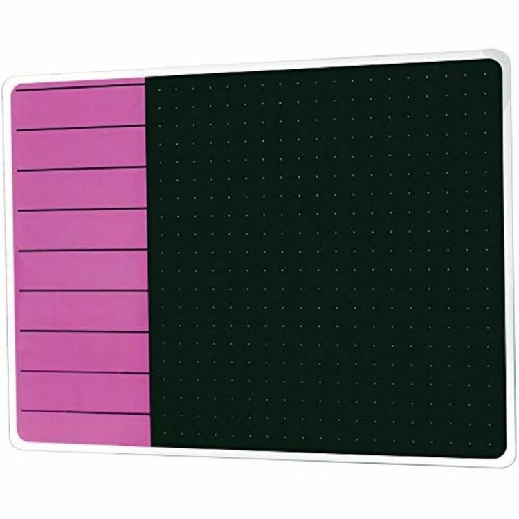 Viztex&reg; Board, Glass, Viztex, 23"Wx17"Lx1/5"H, Violet (FLRFCVGM1723VP) Each