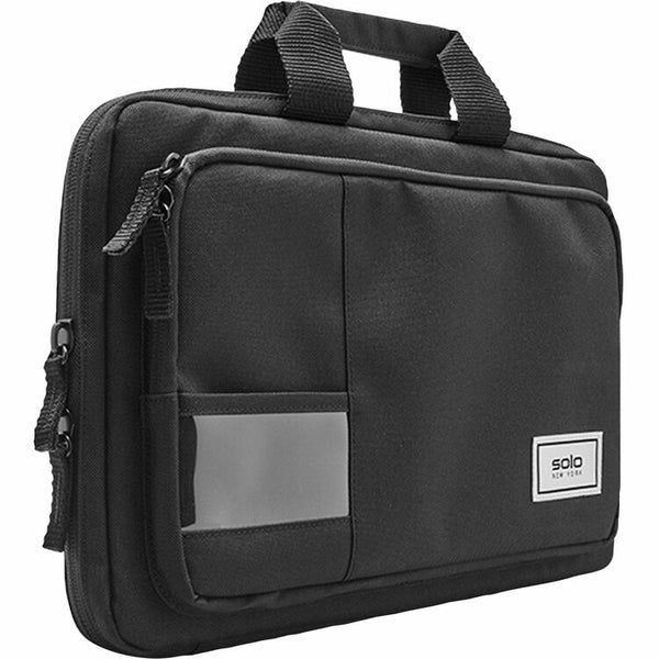 Solo Carrying Case for 11.6" Chromebook, Notebook - Black - Drop Resistant, Bacterial Resistant, Water Resistant - Fabric - Handle - 1 Pack (USLPRO1534)