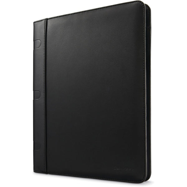 Samsonite Portfolio, Leather, 3/4"Wx9-1/2"Lx12-1/2"H, Black (SML1164681041) Each