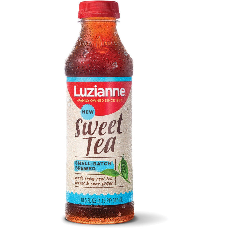 Luzianne Tea, Sweet, 18.5 oz, 2-7/10"Wx2-7/10"Lx8-1/2"H, 12/CT, Brown (NCF36121) Case of 12
