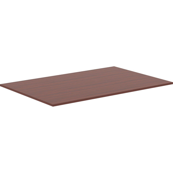 Lorell Revelance Conference Rectangular Tabletop, 71.6" x 47.3" x 1" x 1", Mahogany (LLR16257)