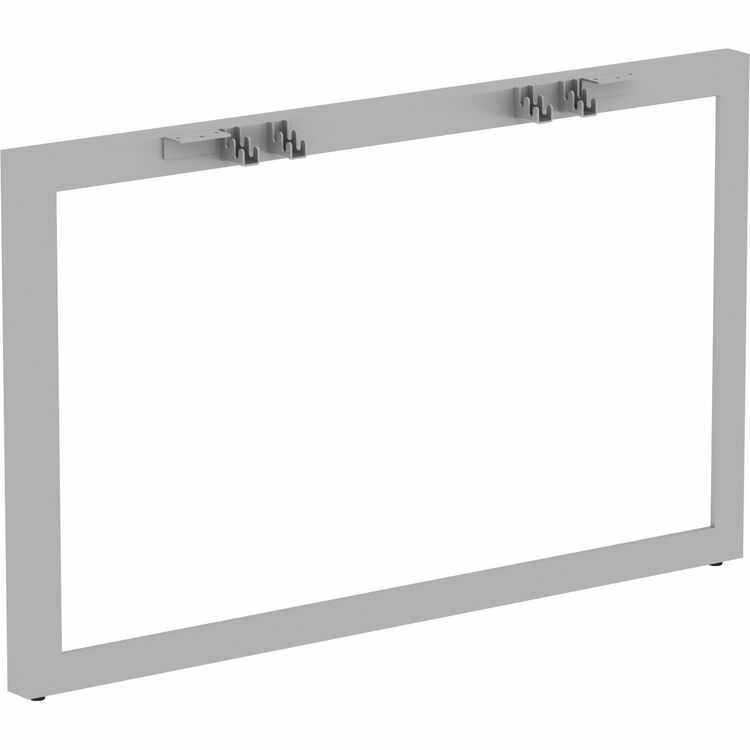 Lorell Relevance Series Wide Side Leg, 45.5" x 4" x 28.5", Material: Metal Frame, Finish: Silver, Powder Coated (LLR16251)