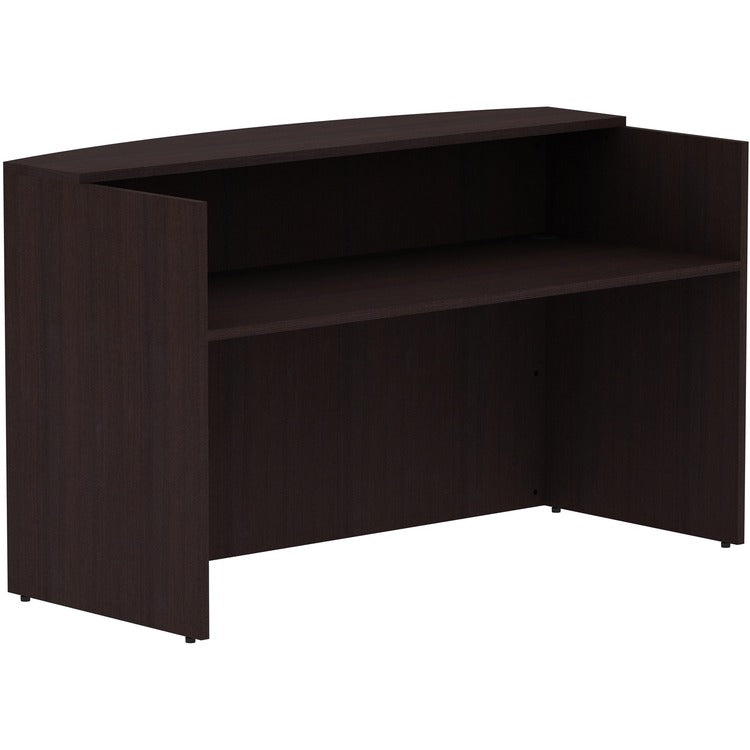 Lorell Espresso Laminate Desk, 72" x 36" x 42.5"Desk, 1" Top, Material: Wood, Finish: Espresso Laminate (LLR18264)