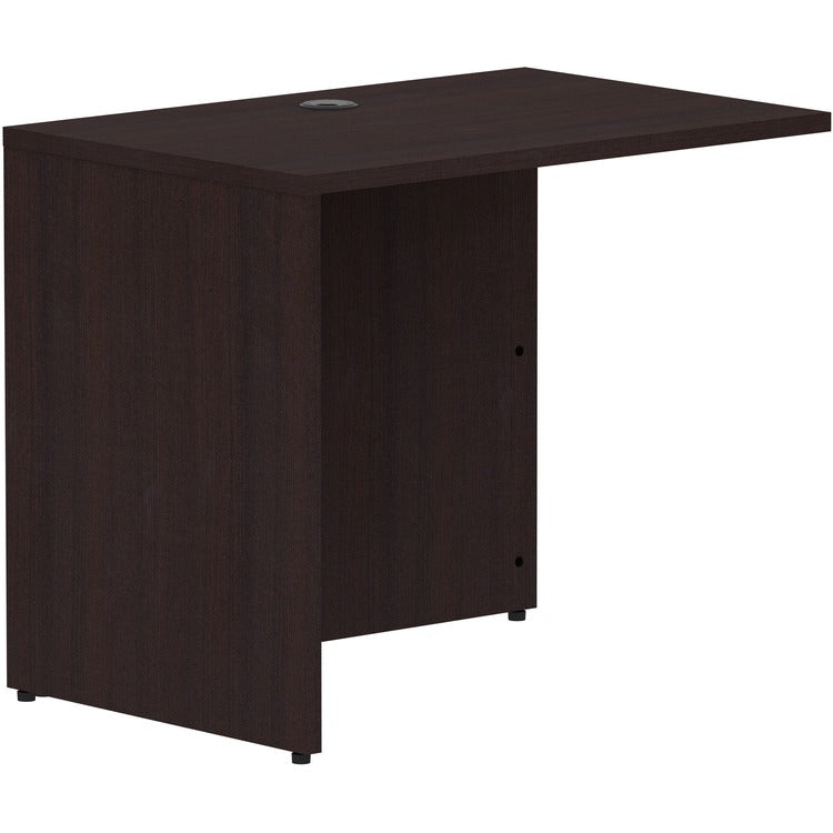 Lorell Espresso Laminate Desk, 35" x 24" x 29.5"Return Shell, 1" Top, Finish: Espresso Laminate (LLR18263) Each