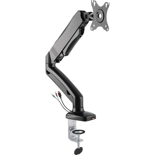 Lorell Mounting Arm for Monitor, Black, 1 Display(s) Supported, 14.30 lb Load Capacity, 75 x 75, 100 x 100 VESA Standard (LLR99800)