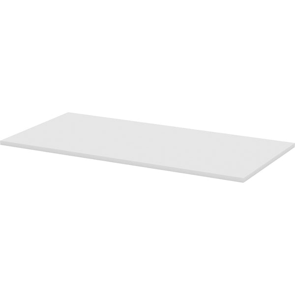 Lorell Width-Adjustable Training Table Top, White Rectangle Top, 60" x 30"x 1" Table Top Thickness, Assembly Required (LLR62557)