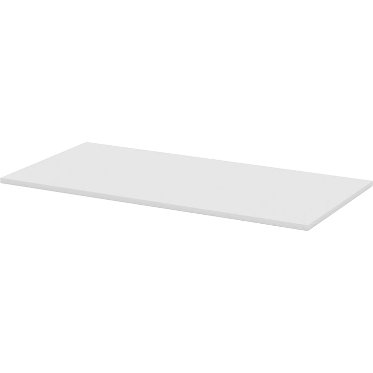 Lorell Width-Adjustable Training Table Top, White Rectangle Top, 60" x 30"x 1" Table Top Thickness, Assembly Required (LLR62557)