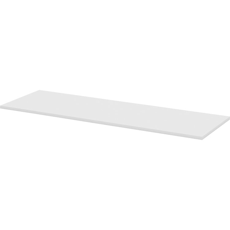 Lorell Width-Adjustable Training Table Top, White Rectangle Top, 72" x 24"x 1" Table Top Thickness, Assembly Required (LLR62597)