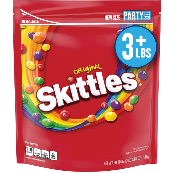 Skittles Fruit Chews, Skittles, Original, 3 lb, AST (MRS28092) Each