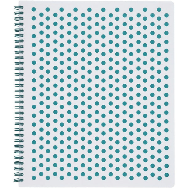 TOPS Notebook, College Rule, 9-1/2"Wx11-1/10"Lx1/2"H, Teal (TOP69735) Each