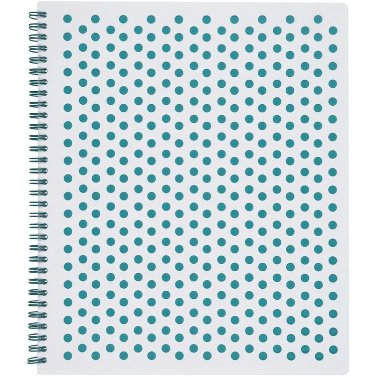 TOPS Notebook, College Rule, 9-1/2"Wx11-1/10"Lx1/2"H, Teal (TOP69735) Each