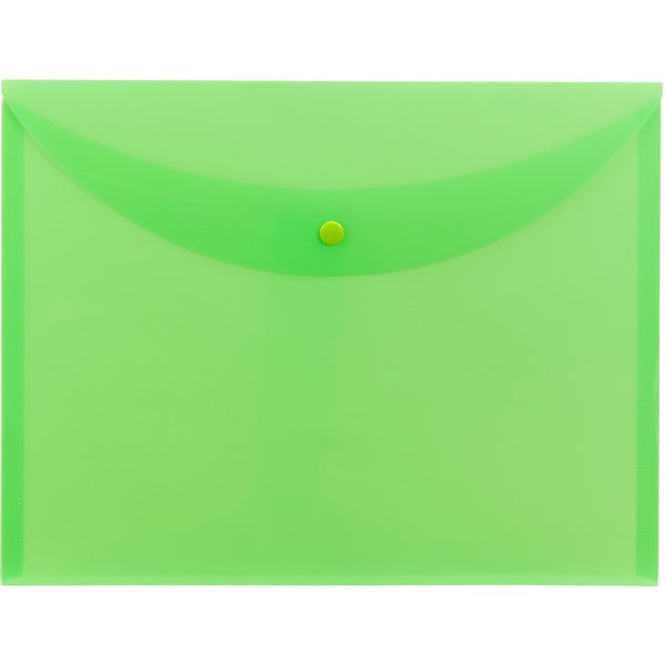 Smead Envelope, Snap Closure, 11-3/4"Wx1/10"Lx9"H, Green (SMD89683)