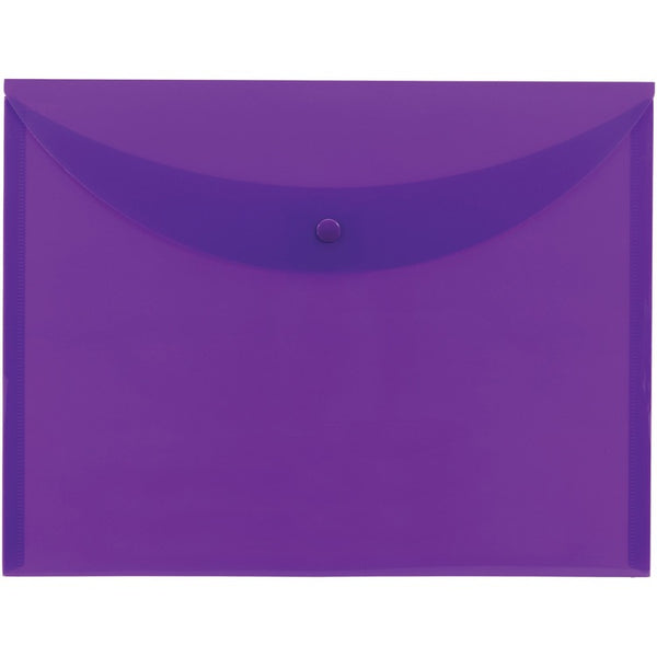 Smead Envelope, Snap Closure, 11-3/4"Wx1/10"Lx9"H, Purple (SMD89684)