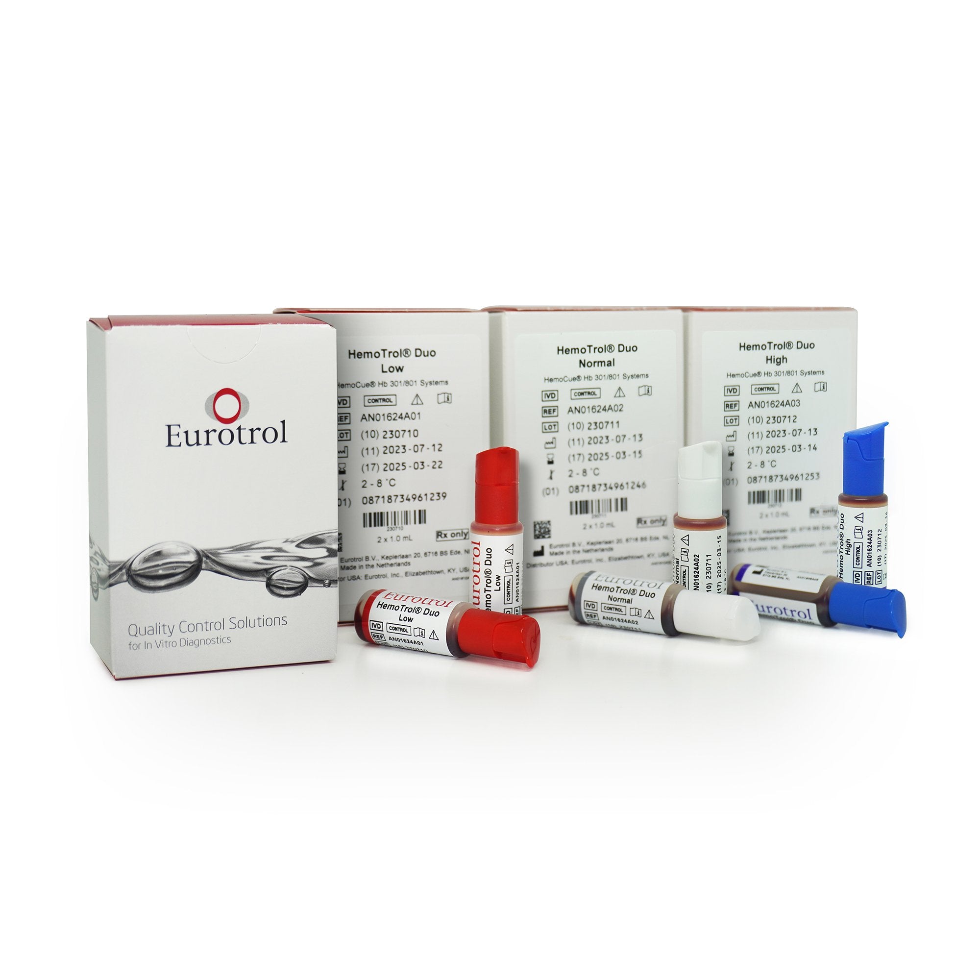 Hemotrol Duo Assayed Control Hemoglobin Normal Level 2 X 1 mL (1160907 ...