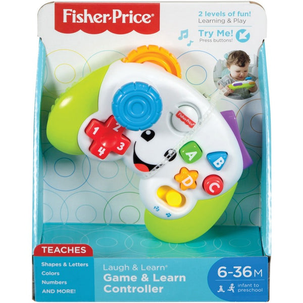 Laugh & Learn Game & Learn Controller, Skill Learning: Number, Color, Shape, Songs, Phrase, Sound, Alphabet, Fine Motor, Letter, Eye-hand Coordination, Dexterity (FIPFNT06) Each