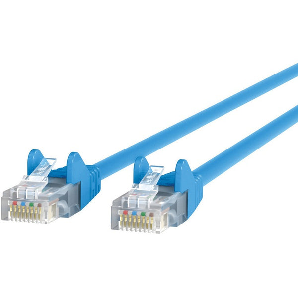 Belkin CAT6 Ethernet Patch Cable, 14 ft Category 6, Blue (BLKA3L980B14BUS)