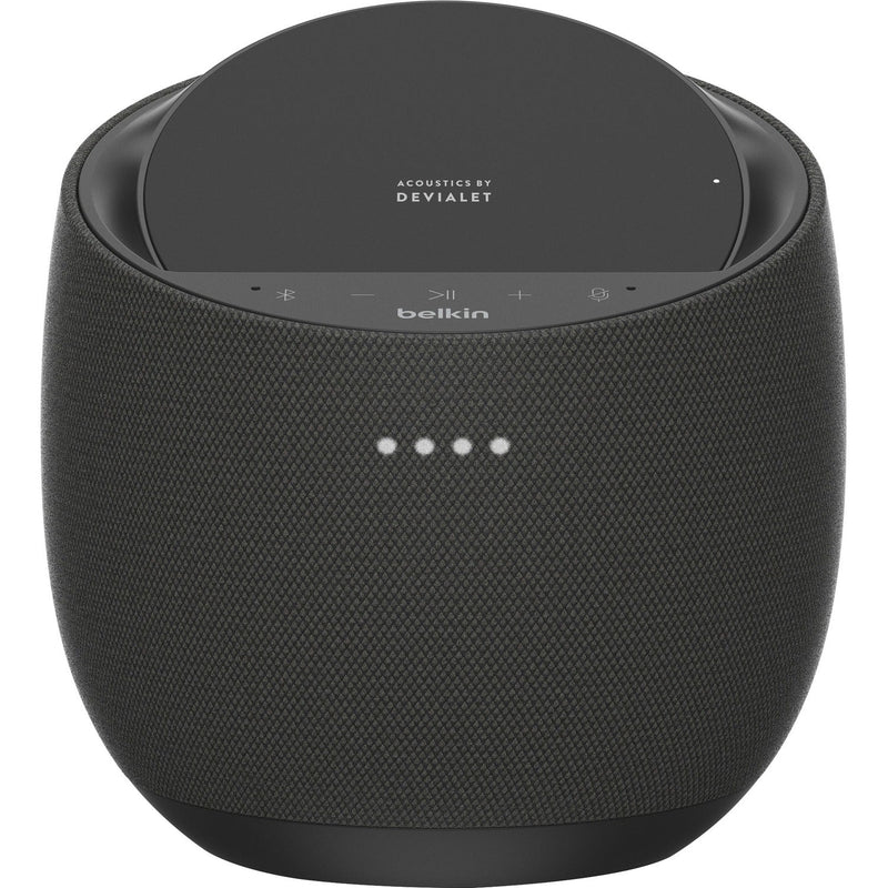 Belkin Smart Speaker, 6-2/5"Wx6-2/5"Dx6-3/5"H, Black (BLKG1S0001TTBK2) Each
