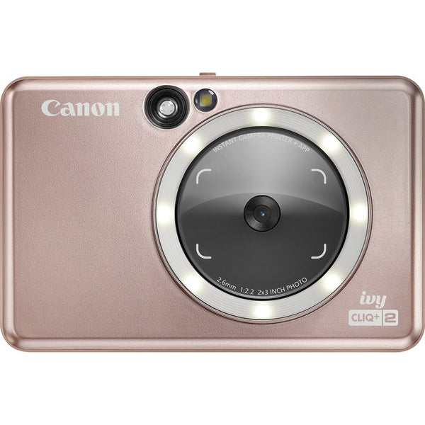 Canon IVY CLIQ+2 8 Megapixel Instant Digital Camera - Rose Gold - Autofocus - Optical Viewfinder (CNMCLIQ2ROSE)