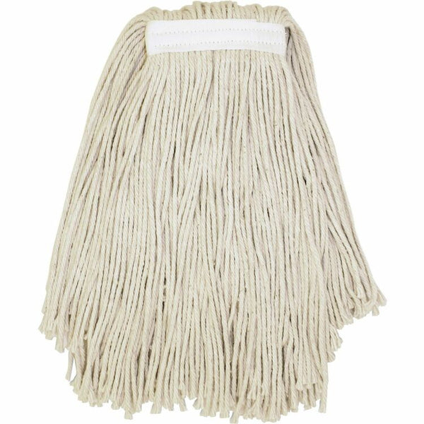 Genuine Joe Narrow Band Cut End Wet Mop, 24oz., Natural (GJOZ24COT) Each