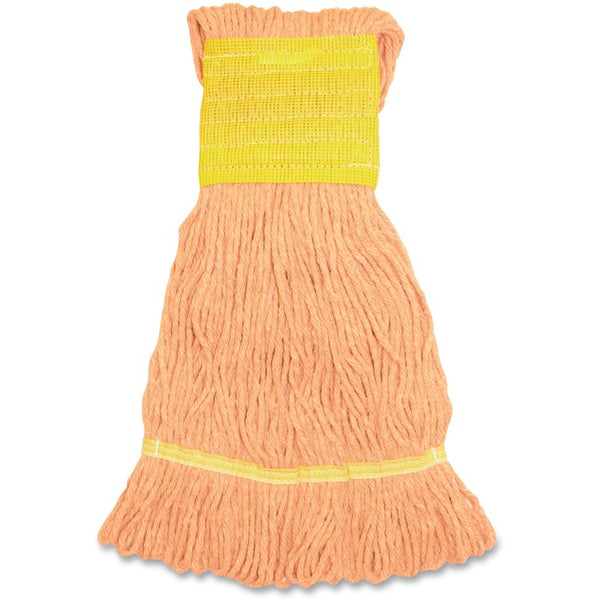 Genuine Joe Small Blend Wide Band Loop Mop, Orange (GJOSOR5B) Each