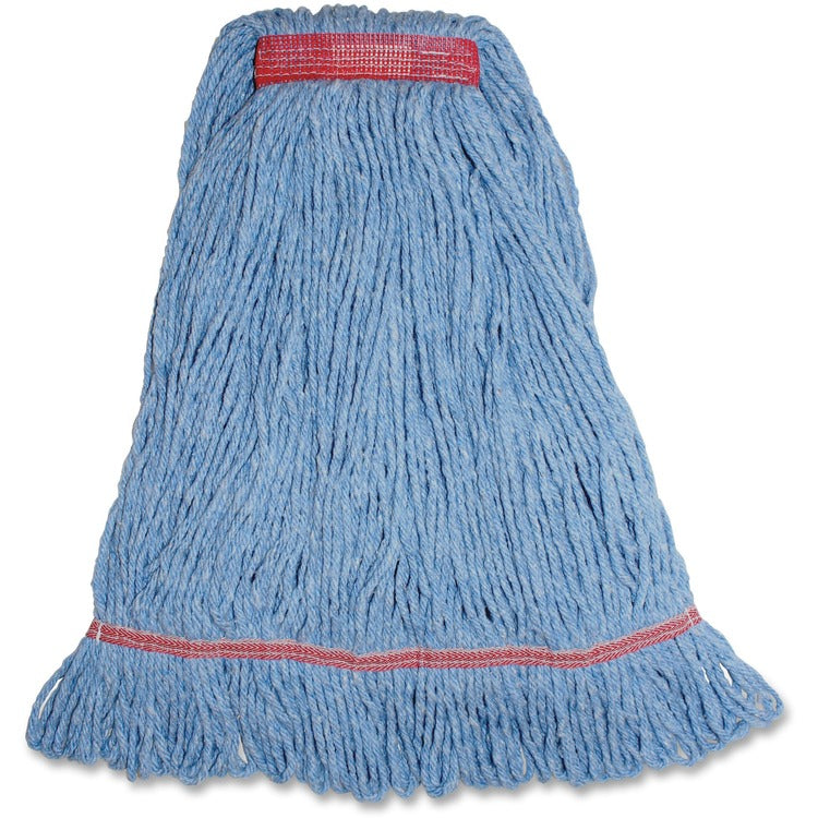 Genuine Joe Narrow Band Blend Loop Mop, 12oz., Blue (GJOLBL1B) Each