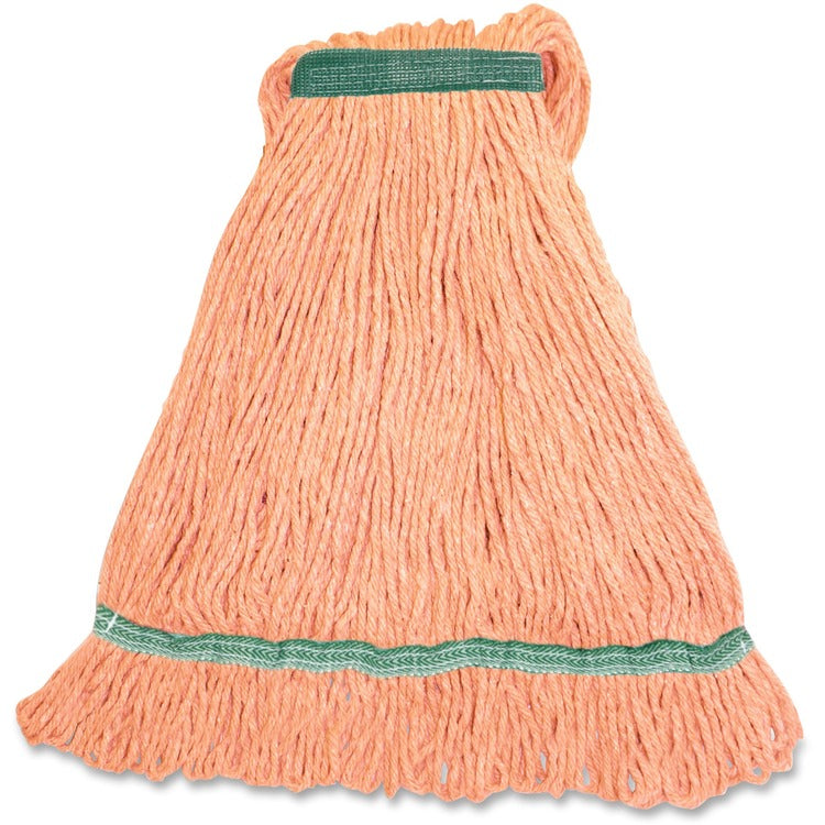 Genuine Joe Med Blend Narrow Band Loop Mop, Orange (GJOMOR1B) Each