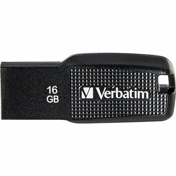 Verbatim 16GB Ergo USB Flash Drive, Black (VER70875)