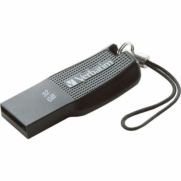 Verbatim 32GB Ergo USB Flash Drive, Black (VER70876)