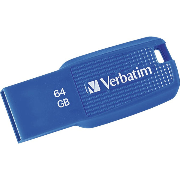 Verbatim 64GB Ergo USB 3.0 Flash Drive, Blue (VER70879)