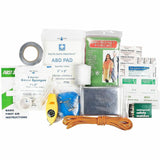 Life+Gear Survival/First Aid Kit, Red, Plastic, Fabric, Glass, 2 (DCY413819) Box of 4